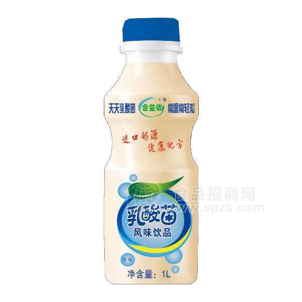 合益優(yōu)乳酸菌風味飲品乳飲料原味1L