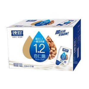 纯珍蛋白1.2杏仁露植物蛋白饮料318mlx15罐