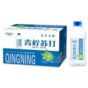 樂事達青檸蘇打 無糖無汽風(fēng)味飲料350mlx24瓶