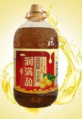 5L潤(rùn)滿盈非轉(zhuǎn)基因三級(jí)大豆油招商