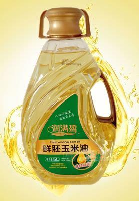 5L潤滿盈鮮胚玉米胚芽油 異型桶招商