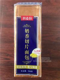 抖麦拉 奶香切片面包 338克
