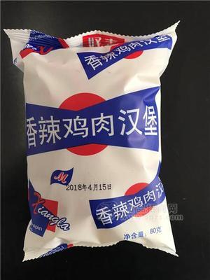 好麦 香辣鸡肉汉堡 80克