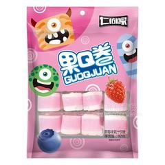 仁尚家果Q卷草莓味果汁软糖92g