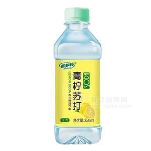 百多利青柠苏打饮料苏打果味饮料无汽350ml