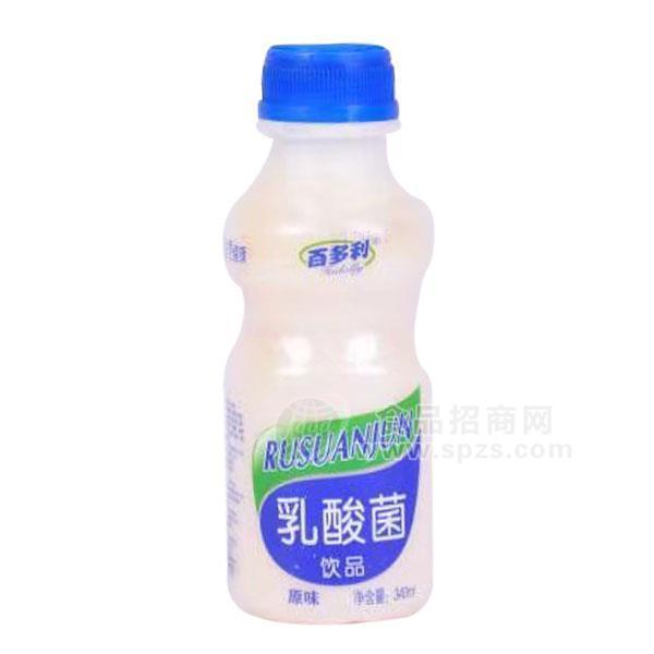 百多利乳酸菌饮品乳饮料原味340ml