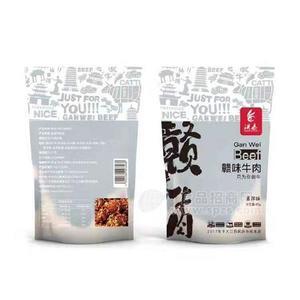 洪泰贛味牛肉香茅味休閑食品招商40g