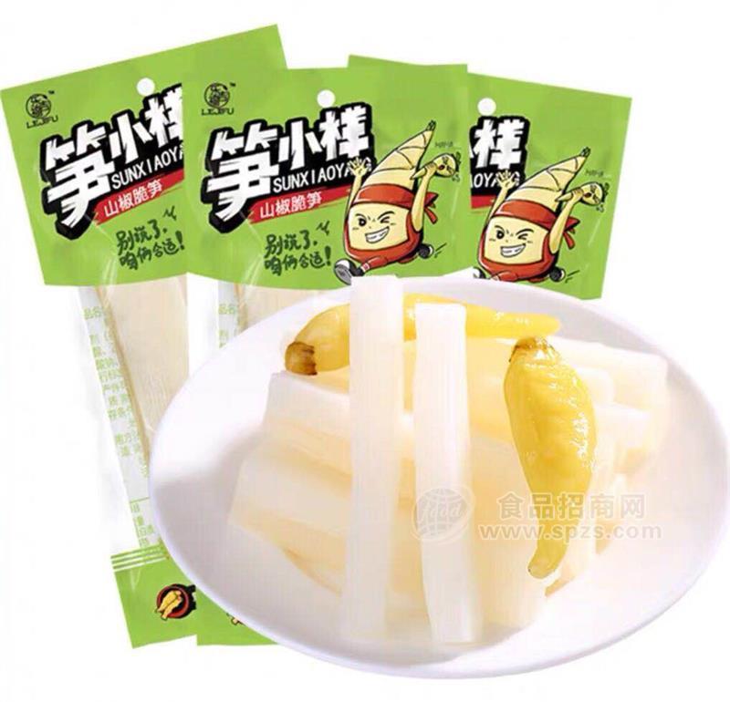 樂吉福泡椒竹筍36g*200包/箱 零食下飯菜一元裝招商休閑食品