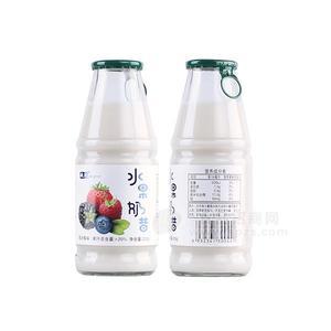 穎潤水果奶昔酸奶飲料混合莓味220g