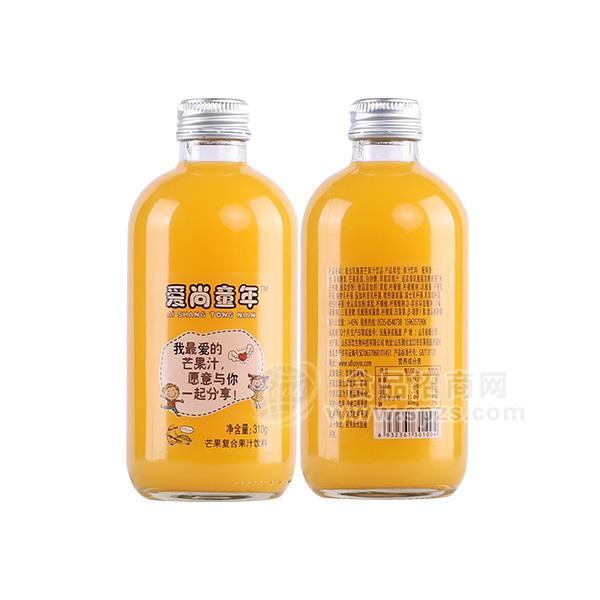 穎潤愛尚童年芒果復(fù)合果汁飲料310g