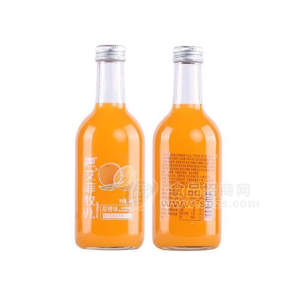 颖润艾菲牧儿甜橙味复合乳酸菌甜橙汁饮品果汁饮料330g