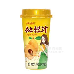 伊唯乐枇杷汁果汁味饮料400ml