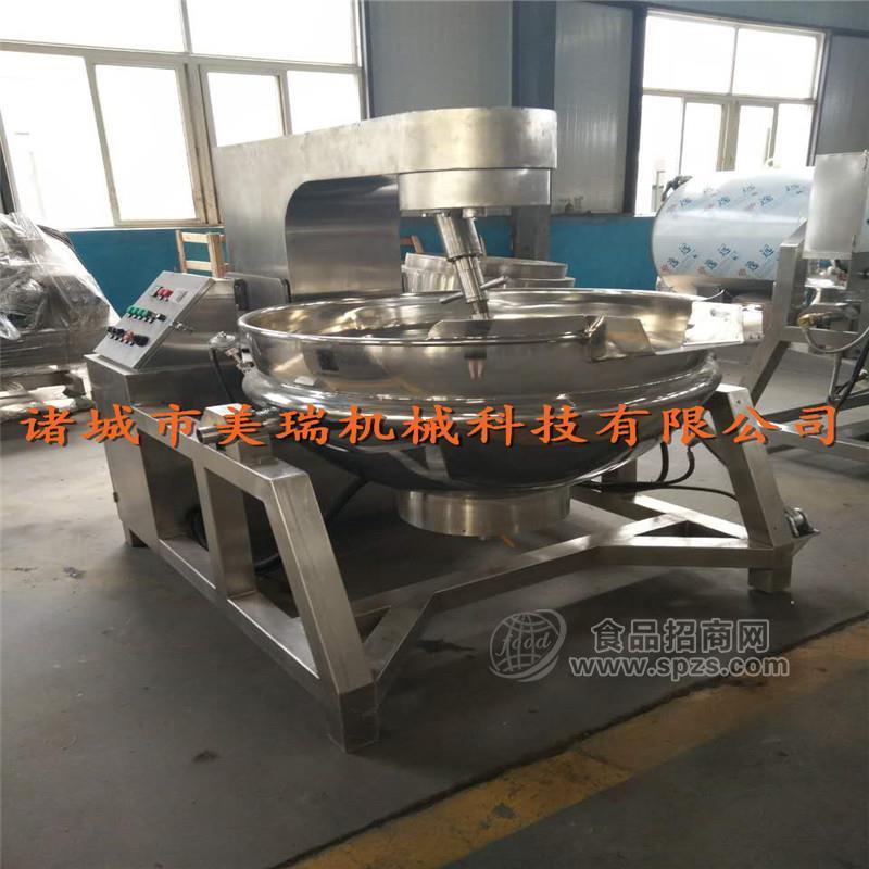 蒸汽夾層鍋，不銹鋼可傾式夾層鍋，商用全自動辣椒醬炒鍋