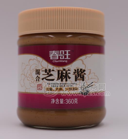 春旺芝麻醬調(diào)味品360g招商