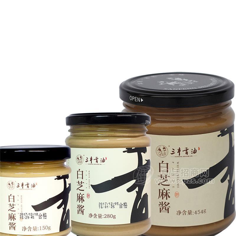 山东三丰香油有限公司给白芝麻酱火锅蘸料麻油国产芝麻传统工艺出口欧美日本招商招商招商
