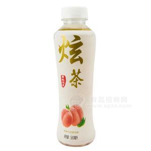 炫茶蜜桃烏龍果茶飲料500ml