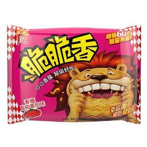 幸运 脆脆香干吃面酸甜番茄味60g 方便面 学生零食 网红零食