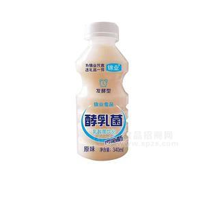 錦業(yè)發(fā)酵型酵乳菌乳酸菌飲品乳飲料原味 340ml