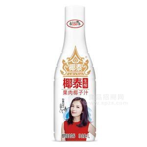 椰泰 椰泰果肉椰子汁植物蛋白飲料1L