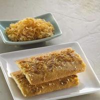金丝蛋酥香酥鸡肉丝 糕点