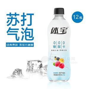 體寶經(jīng)典果味蘇打氣泡水500ml