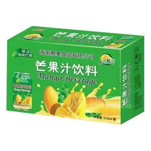 芒果汁饮料箱装310ml