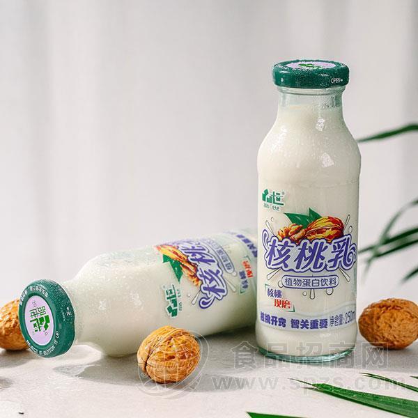 品世高瓶核桃乳植物蛋白饮料250ml云南核桃露昆明核桃乳