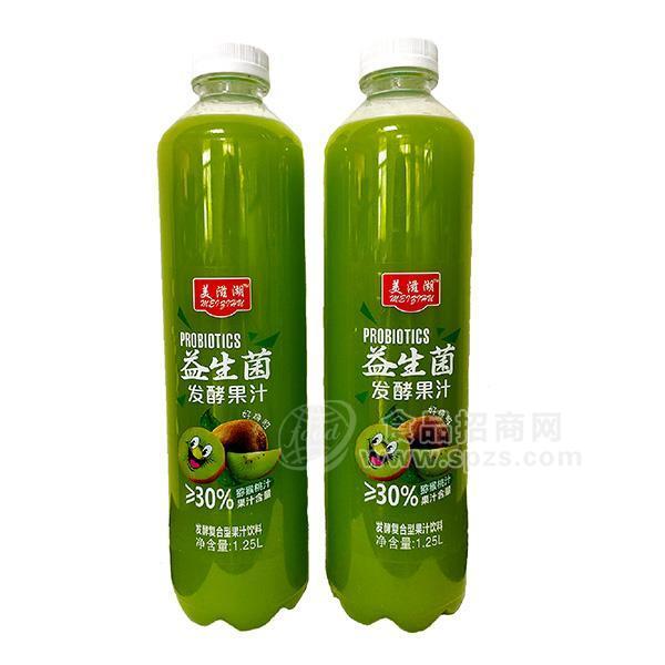 美滋湖獼猴桃益生菌發(fā)酵果汁飲料1.25L