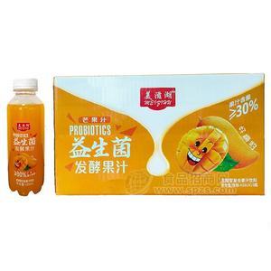 美滋湖芒果益生菌發(fā)酵果汁飲料428mlx15瓶