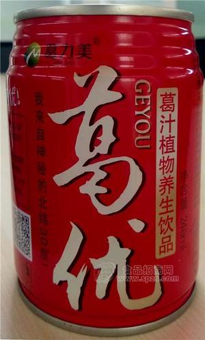 葛優(yōu)  葛汁植物養(yǎng)生飲料招商