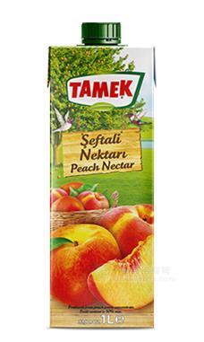 荅梅肯TAMEK土耳其进口蜜桃汁纯果汁100%无添加