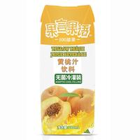 果言果语黄桃汁饮料果汁饮料无菌冷灌装210ml