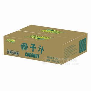 绿岛椰林 椰子汁饮料植物蛋白饮料无菌冷灌装 210mlx36盒