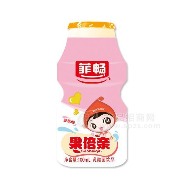 ·果倍亲草莓味 乳酸菌饮品100ml 