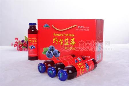 野生蓝莓果汁饮料