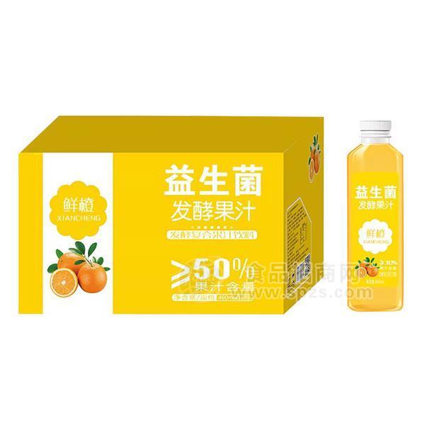 鲜橙益生菌发酵果汁饮料460mlx15瓶