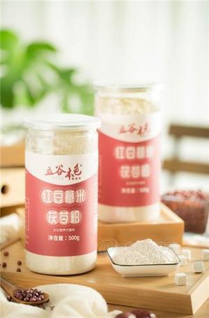 五谷本色 紅豆薏米茯苓粉 500g/罐*24/箱 代餐 飽腹 除濕招商