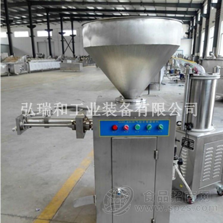 哈尔滨红肠生产线-气动定量扭结灌肠机-哈尔滨红肠设备