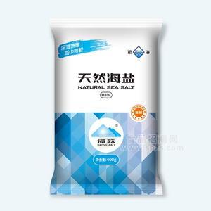 銀海食鹽海躍天然海鹽精制鹽調(diào)味品400g