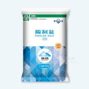 銀海食鹽海躍腌制鹽調(diào)味品日曬鹽500g