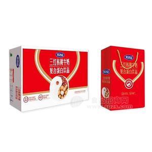 完達(dá)山三紅核桃牛奶復(fù)合蛋白飲品鉆石包1X20（加大箱）