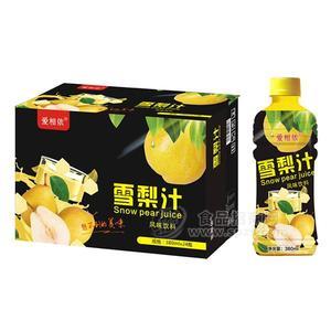 愛相依雪梨汁風(fēng)味飲料380mlx24瓶