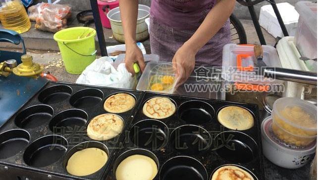 18孔煤气蛋堡炉,中式小吃鸡蛋汉堡机配料配方