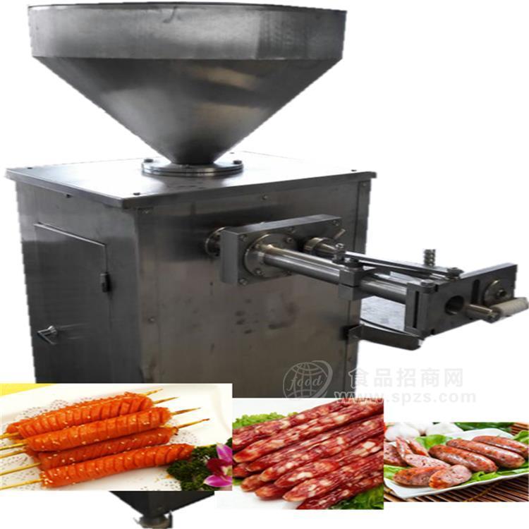 火腿肠灌肠机价格-火腿肠小型加工机械-全自动火腿肠加工设备