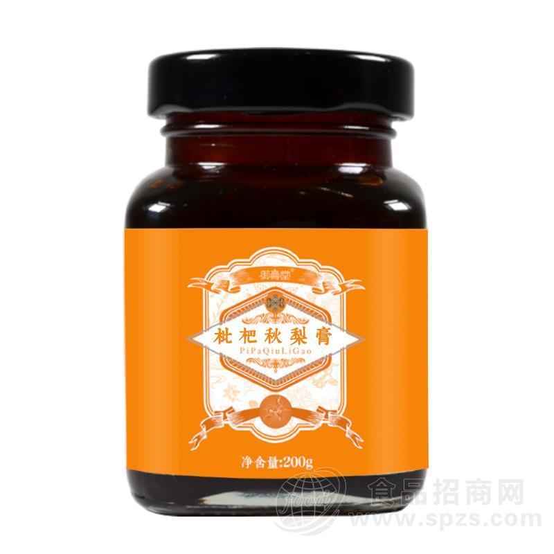 枇杷膏|秋梨膏|雪梨膏代理膏滋代加工膏方贴牌招商