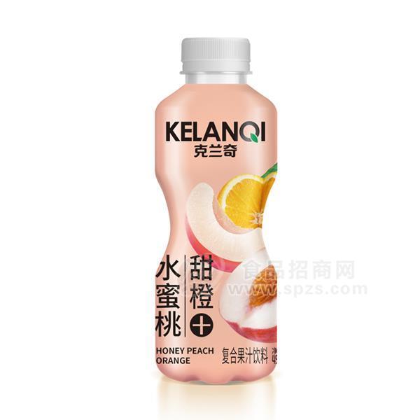 克兰奇甜橙水蜜桃 复合果汁饮料450ml