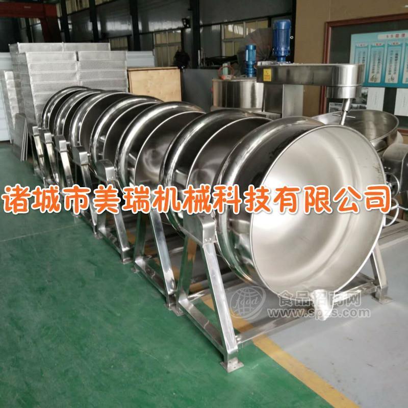 蒸汽可倾斜夹层锅，煮肉夹层锅