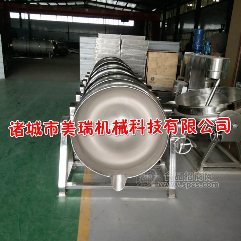 豆浆搅拌夹层锅，大型电加热煮肉锅