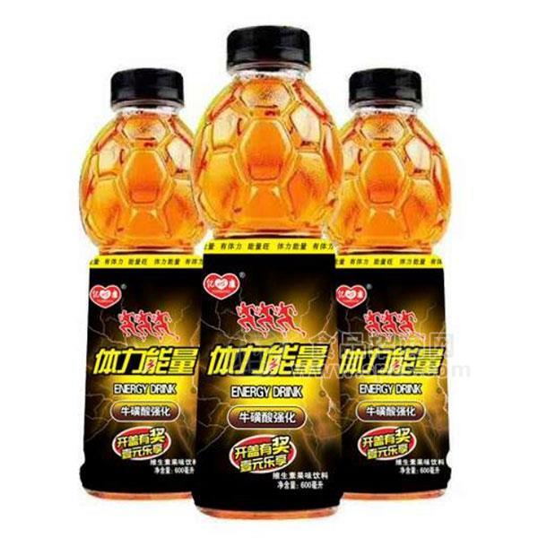 億心康體力能量?；撬釓?qiáng)化維生素果味飲料600ml