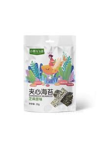 小鹿與飛魚芝麻夾心10G裝無(wú)添加非油炸健康零食